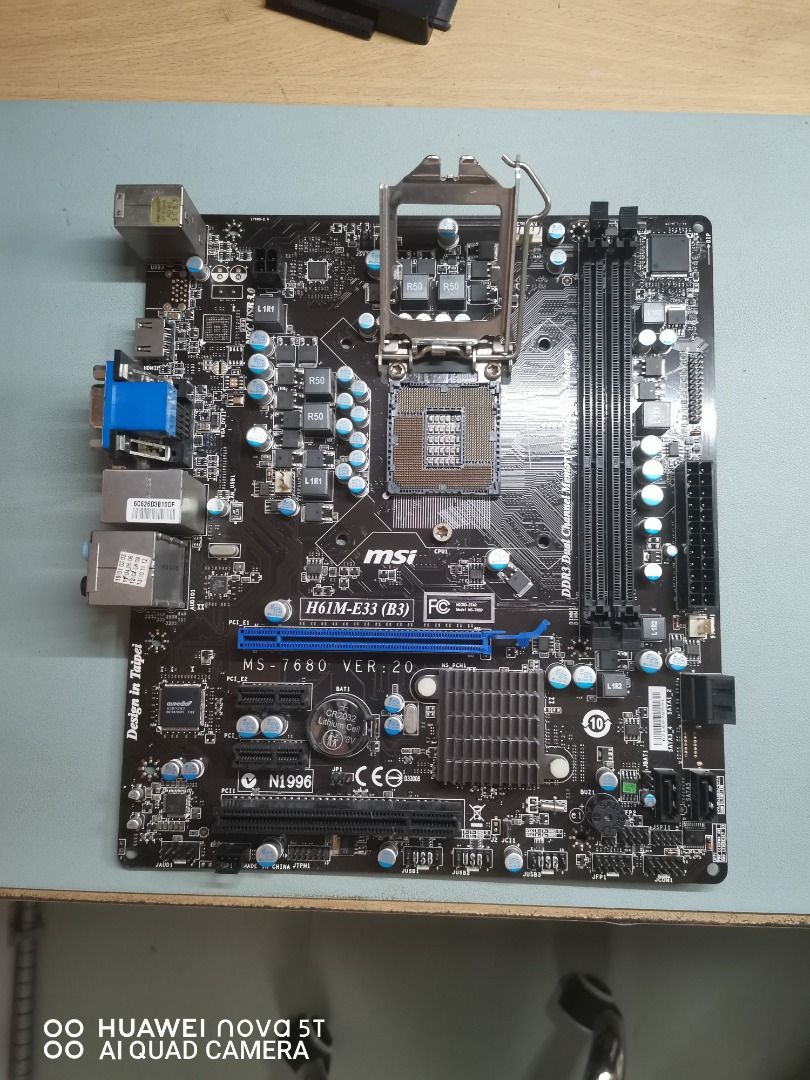 MSI H61M-E33 Motherboard, Computers & Tech, Parts & Accessories ...