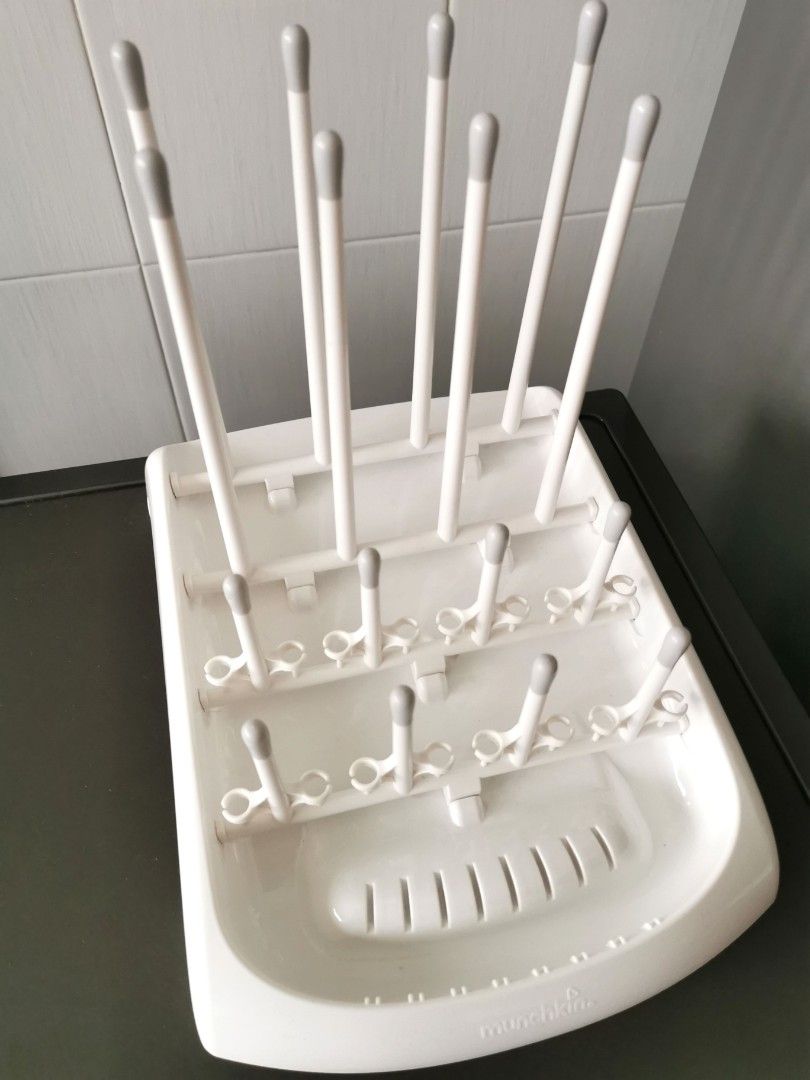 Munchkin Fold Bottle Drying Rack Babies Kids Nursing Feeding Breastfeeding Bottle Feeding on Carousell