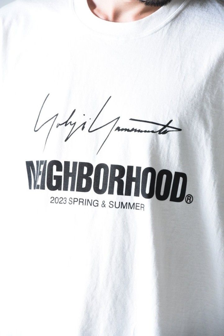 Neighborhood x Yohji Yamamoto POUR SS23 Logo Print Oversized