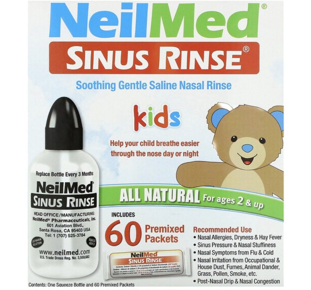 Neilmed sinus rinse for kids, Babies & Kids, Bathing & Changing, Other