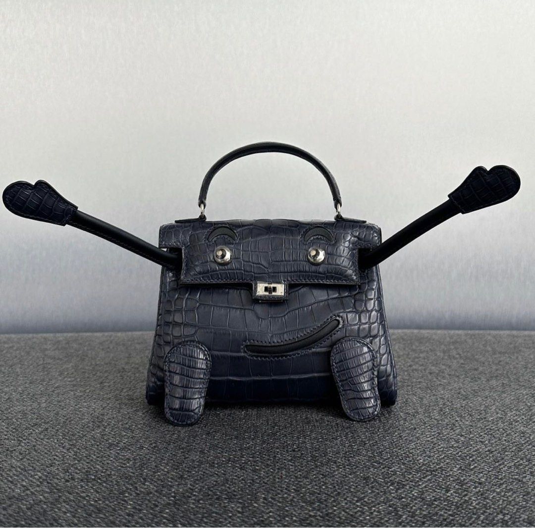 Hermes kelly doll crocodile deals