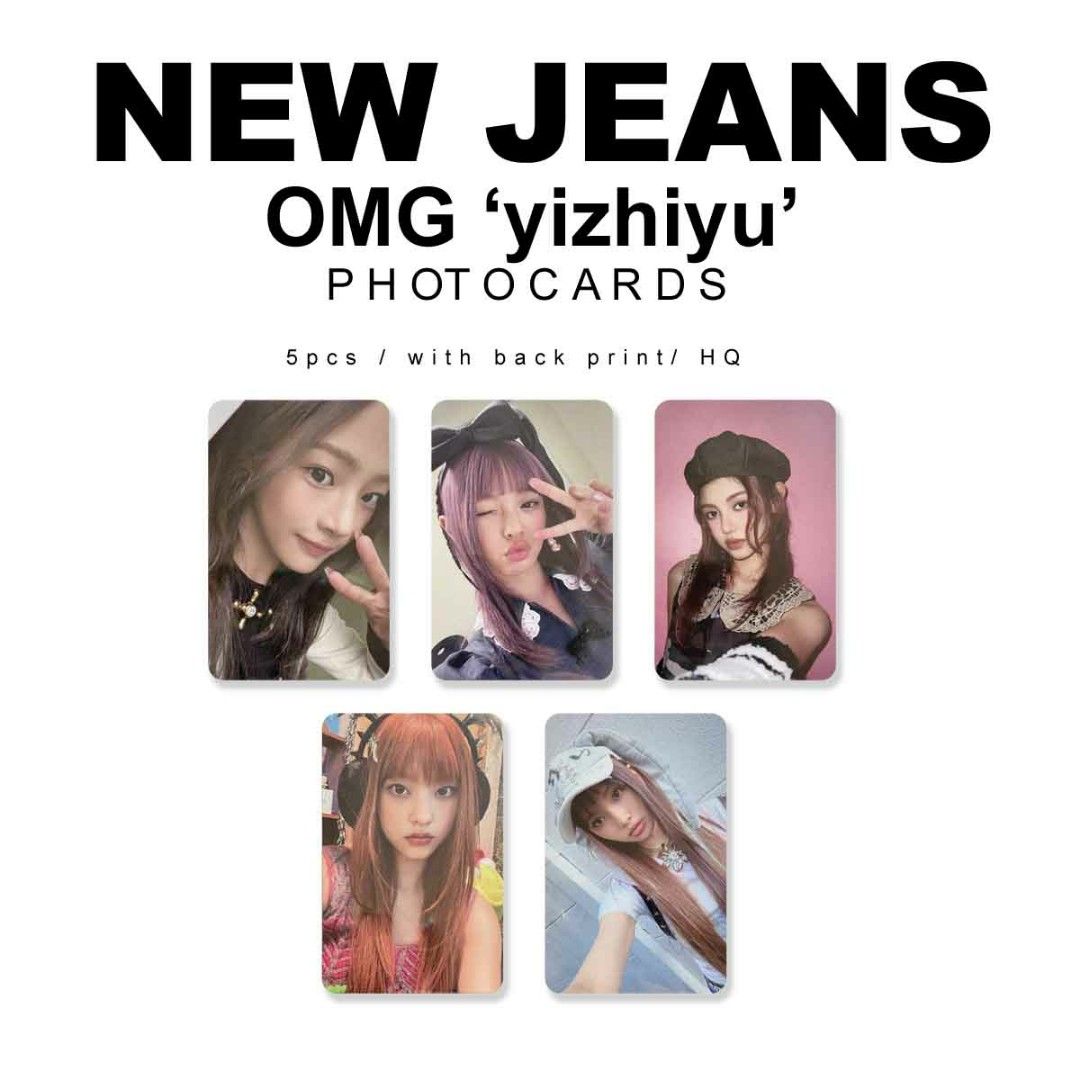NEWJEANS OMG YZY/Yizhiyu Photocards 📌 READ THE DESCRIPTION