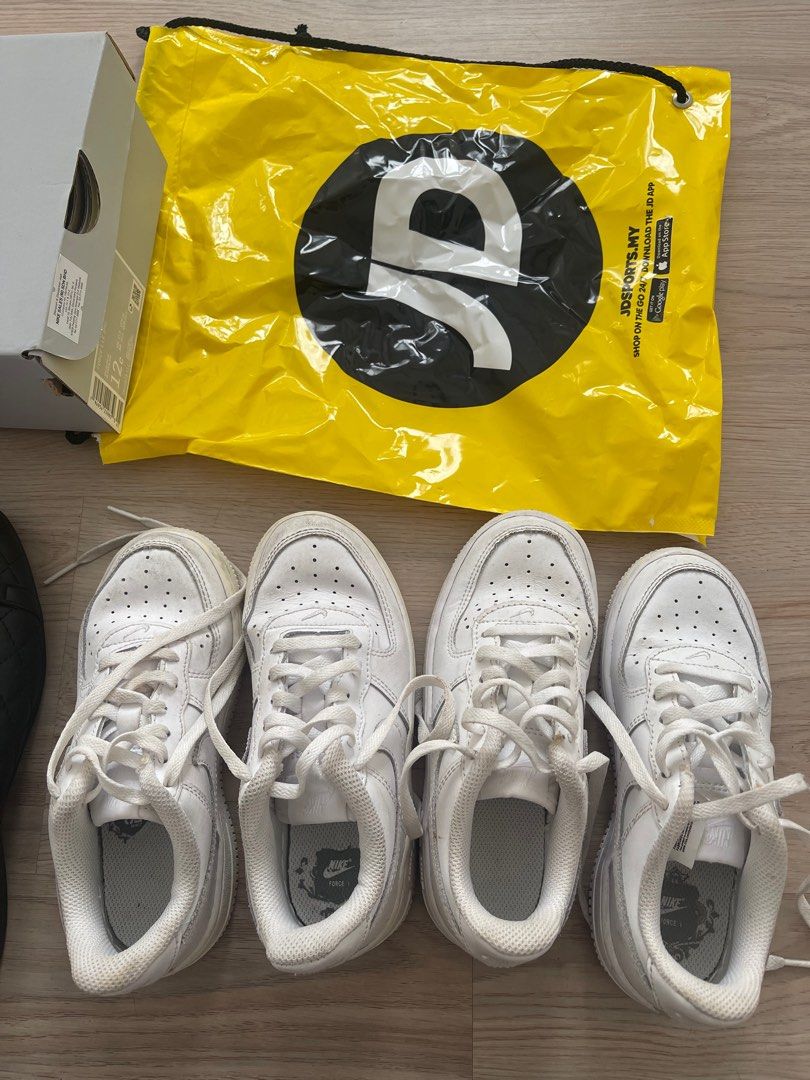 Jd junior air force 1 white clearance