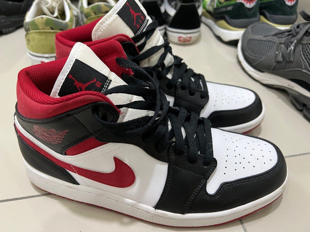 Nike Air Jordan 1 Mid Gym Red 8.5Uk Men s Fashion Footwear