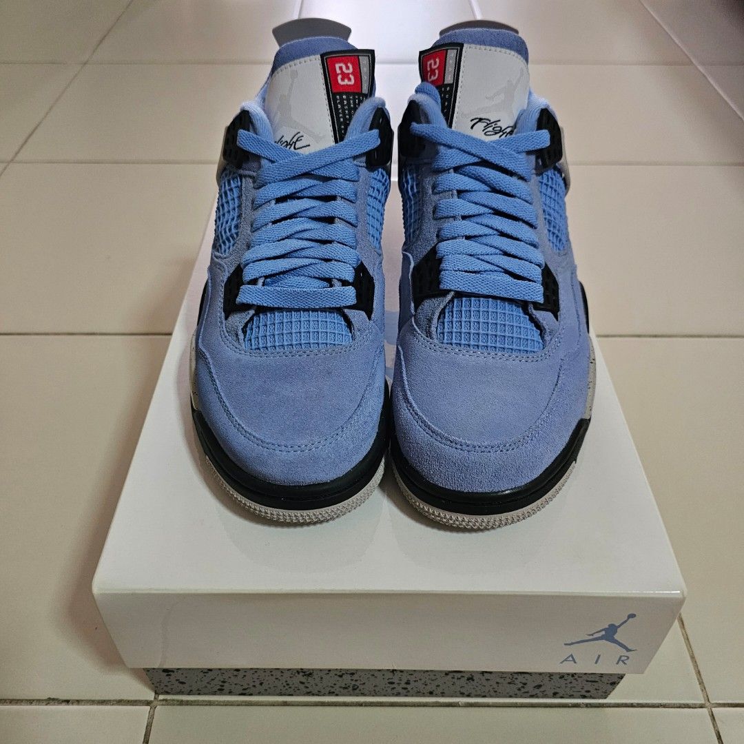 nike air jordan retro 4 university blue