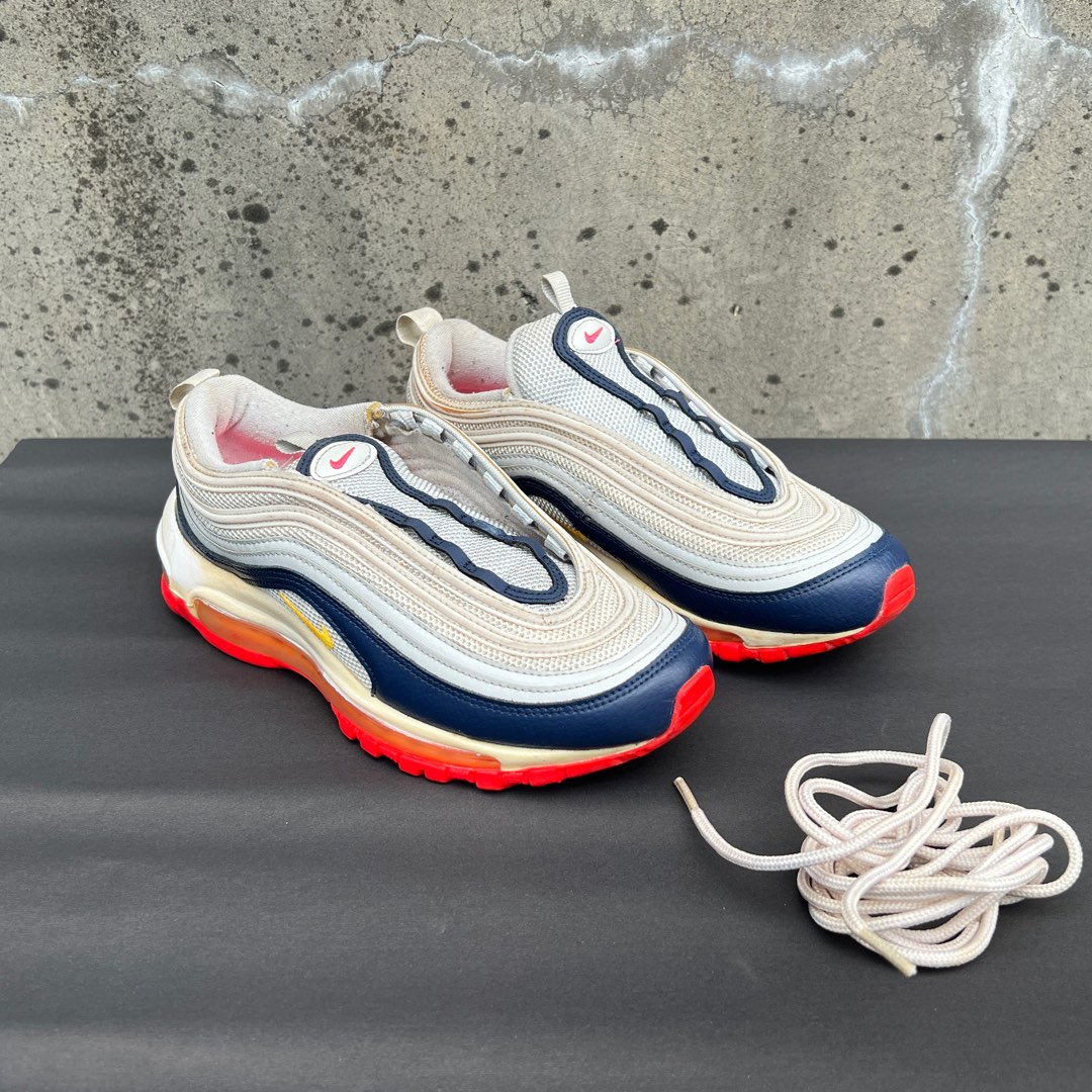 Air max 97 pure platinum sales laser orange