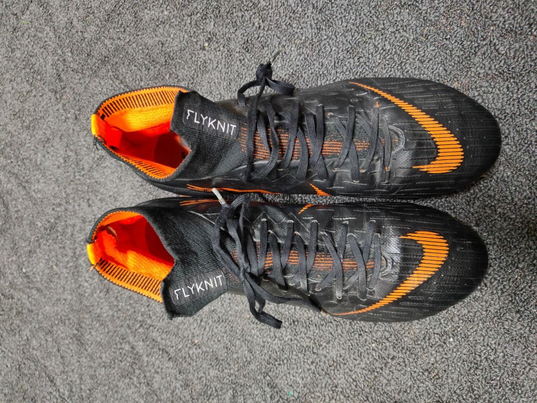 Mercurial superfly vi elite fg flyknit 360 orange black on sale