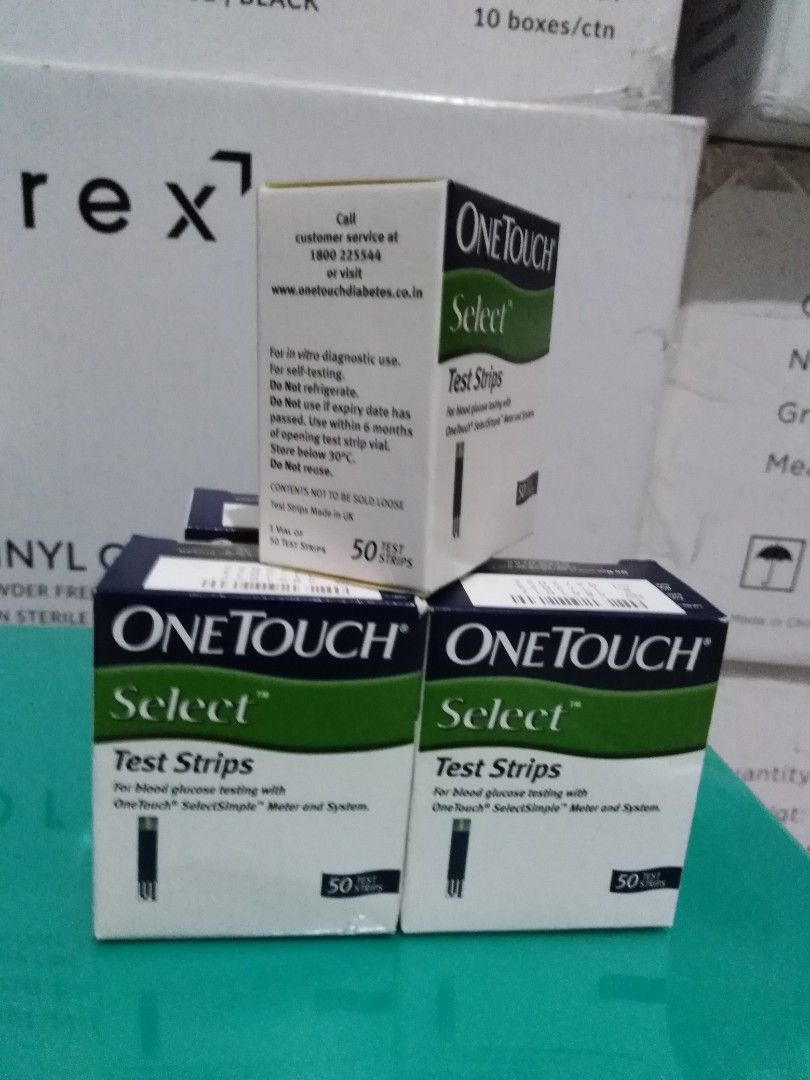 OneTouch select Test Strips 50 strips (Category: Other Assistive Aids) located in Quezon City. Submitted by velascoani41246 (Listing ID 1226147933, Image 3). Description: For blood glucose testing with One touch select Loc Don Manuel Agregado st brgy Lourdes sta Mesa heights qc 09483550679 Same day deliver.