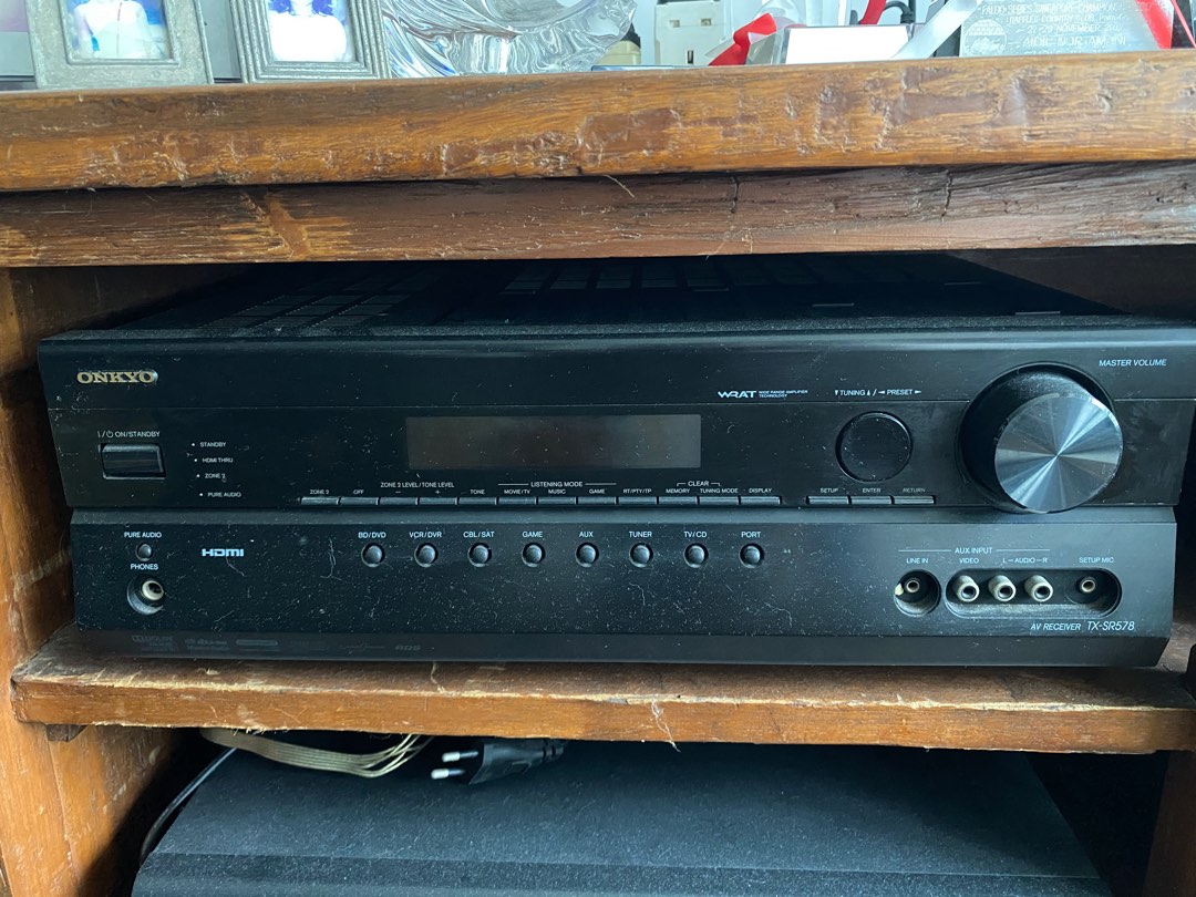 Onkyo amplifier txsr 578 ( not working ), Audio, Soundbars, Speakers