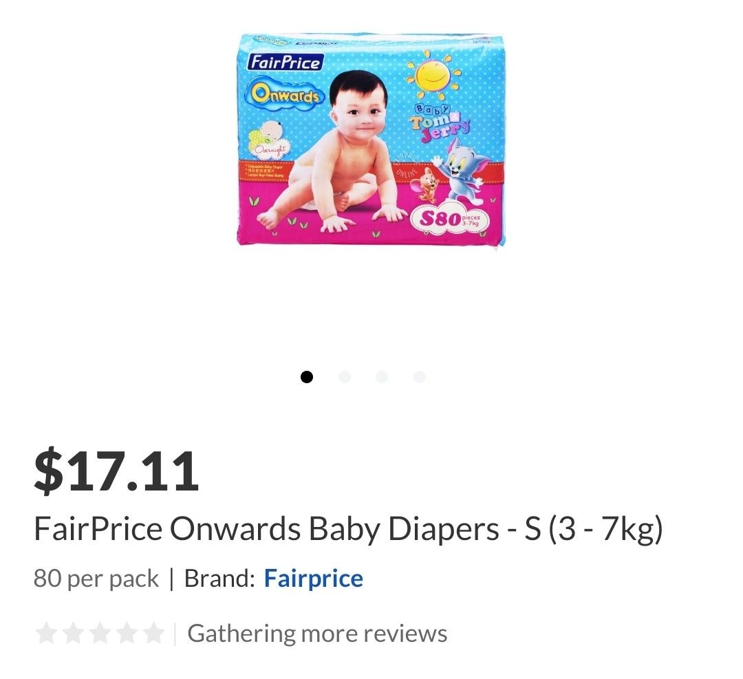 Onwards diapers size s, Babies & Kids, Bathing & Changing, Diapers