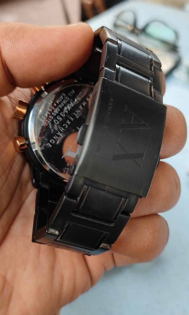 Original Armani Exchange men chronograph quartz watch, Men's Fashion