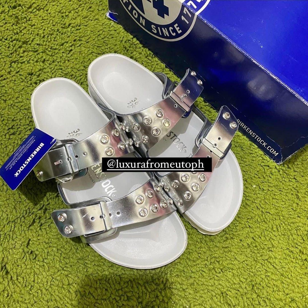 SALE Original Birkenstock Metallic Swarovski Crystal EU