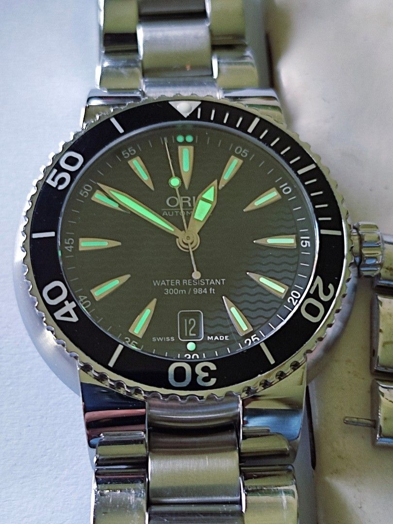 Oris TT1 divers date 300m automatic ref 733 7533 8454