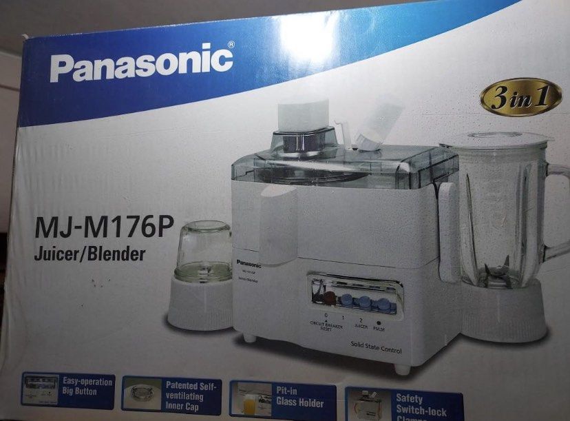 Panasonic Juicer/Blender MJM176P, TV & Home Appliances, Kitchen