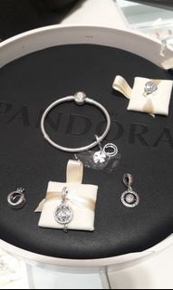 Pandora bracelet two tone