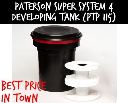Paterson Super System 4 Film Developing Tank PTP115 (2 Reels