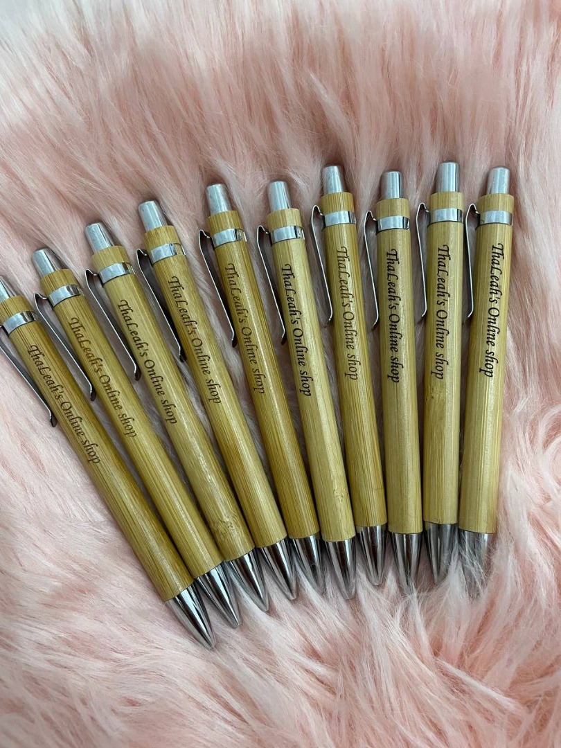 Personalized Wood Laser Engraved Pen on Carousell
