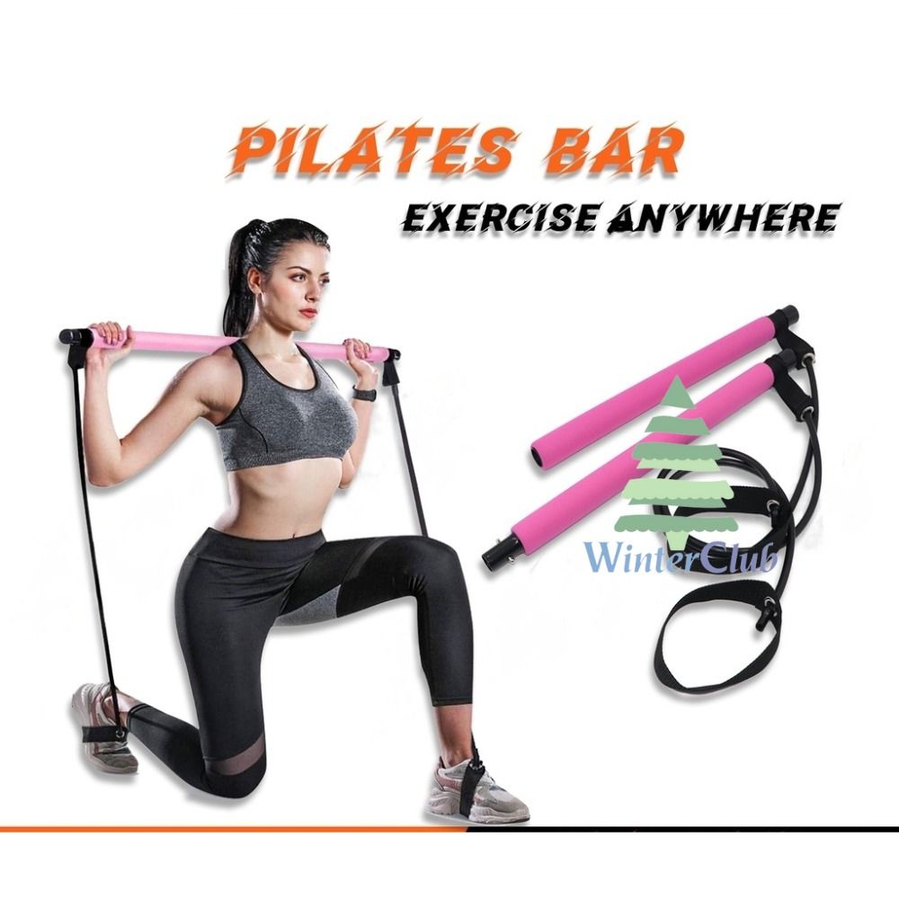 Portable Pilates Bar Stick Fitness Exercise Bar Yoga Stick