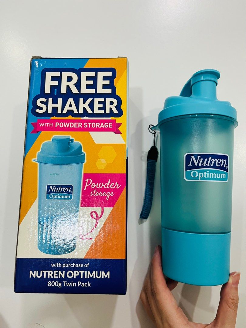 Plastic Shaker Bottle With Powder Storage KEMASRAYA, Furniture & Home