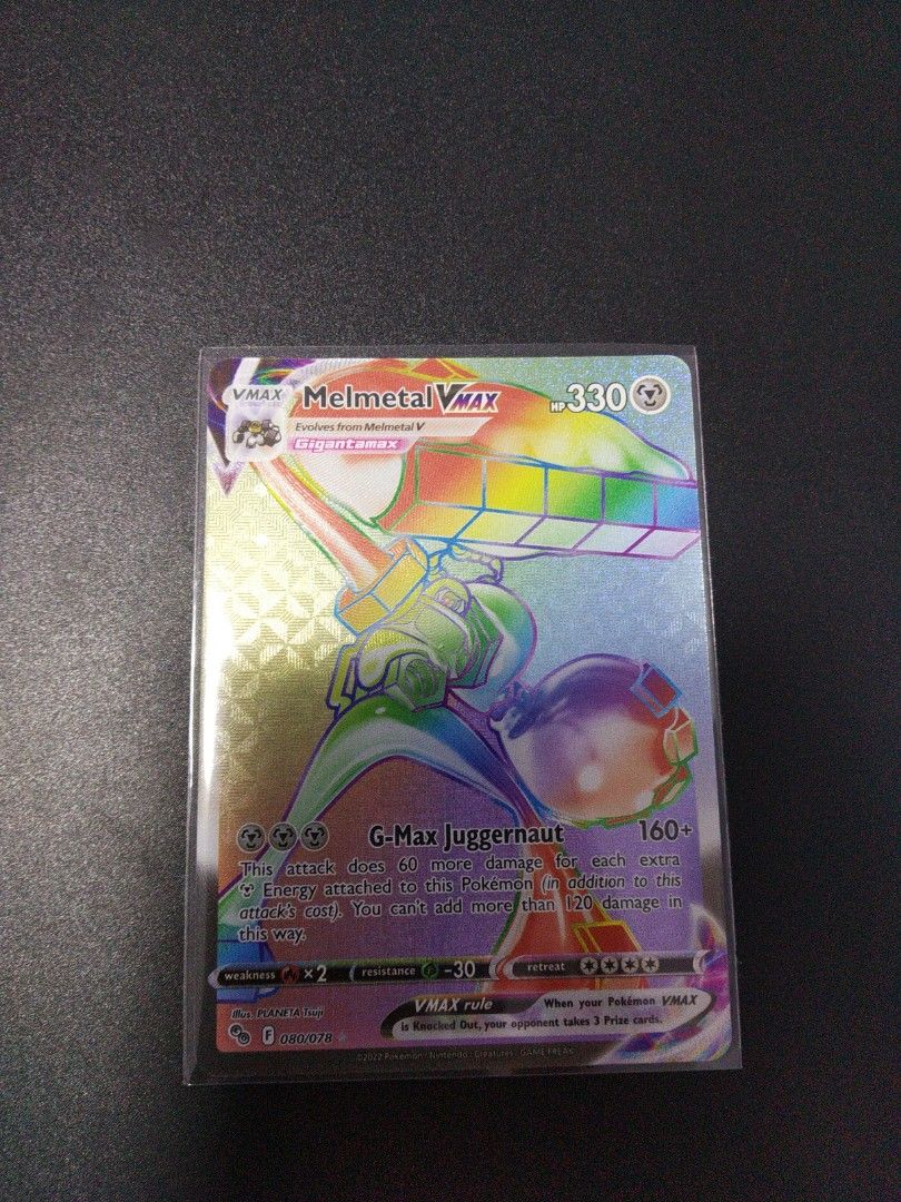 melmetal vmax pokemon card price Amazon.com: Melmetal Vmax 080/078 - Pokemon Go - Full Art - Secret Rare Card