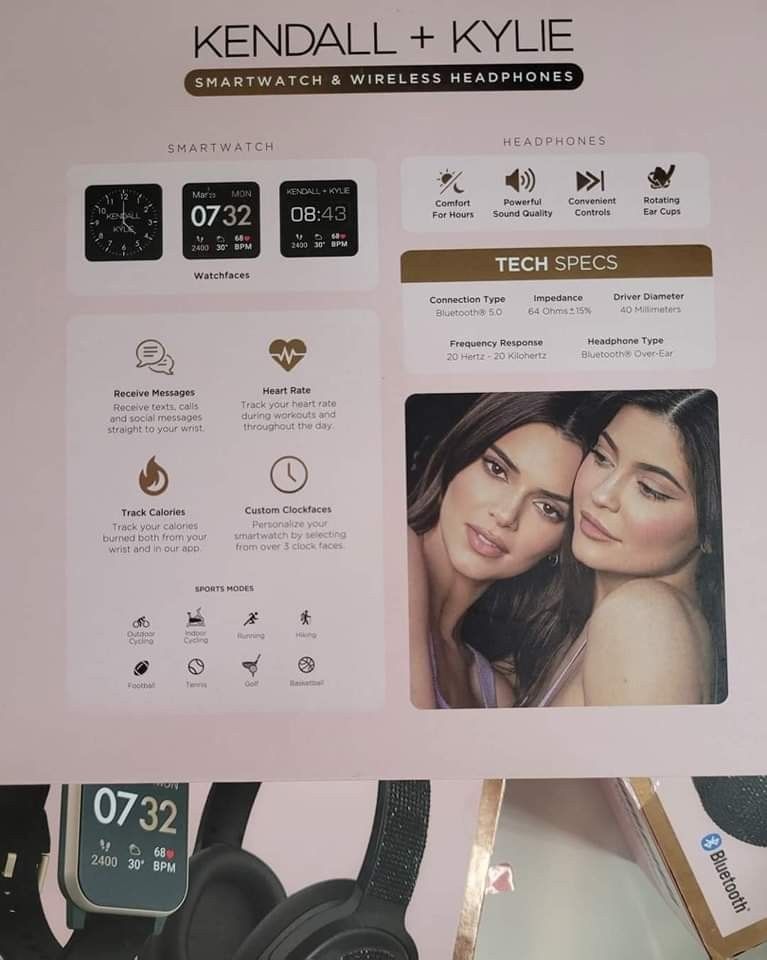 Preorder Kendall Kylie iTouch Wearables Smartwatch and Wireless