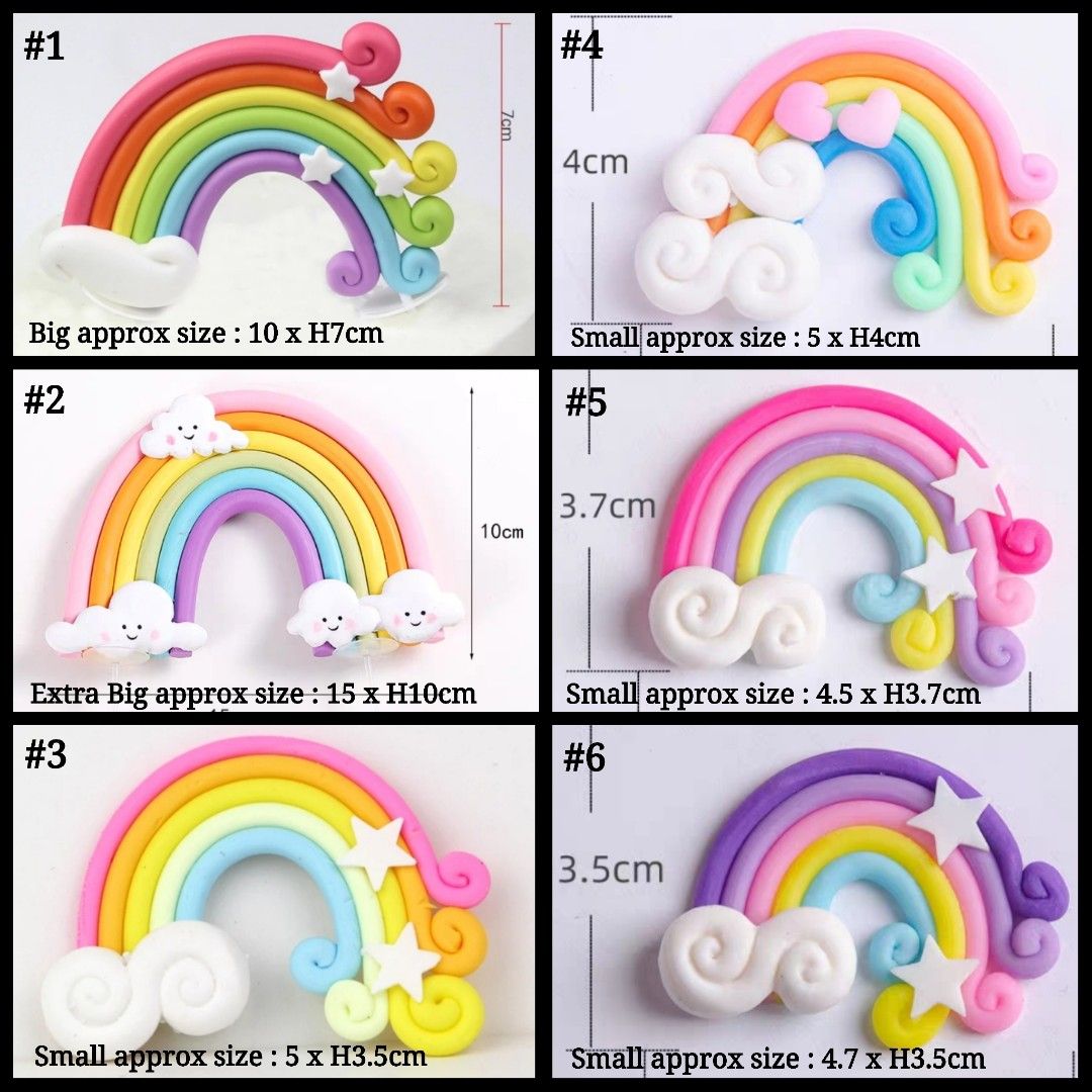 Cake Topper Princesse et Prince (lot de 3) main image 1