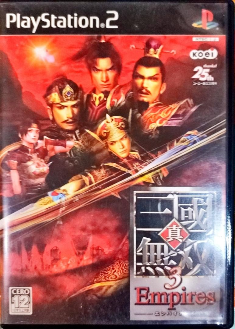 PS2 真• 三國無雙3 Empires, 電子遊戲, 電子遊戲, PlayStation - Carousell