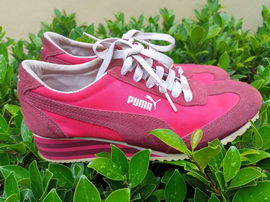 PUMA WEDGE SHOES Women s Fashion Footwear Sneakers on Carousell