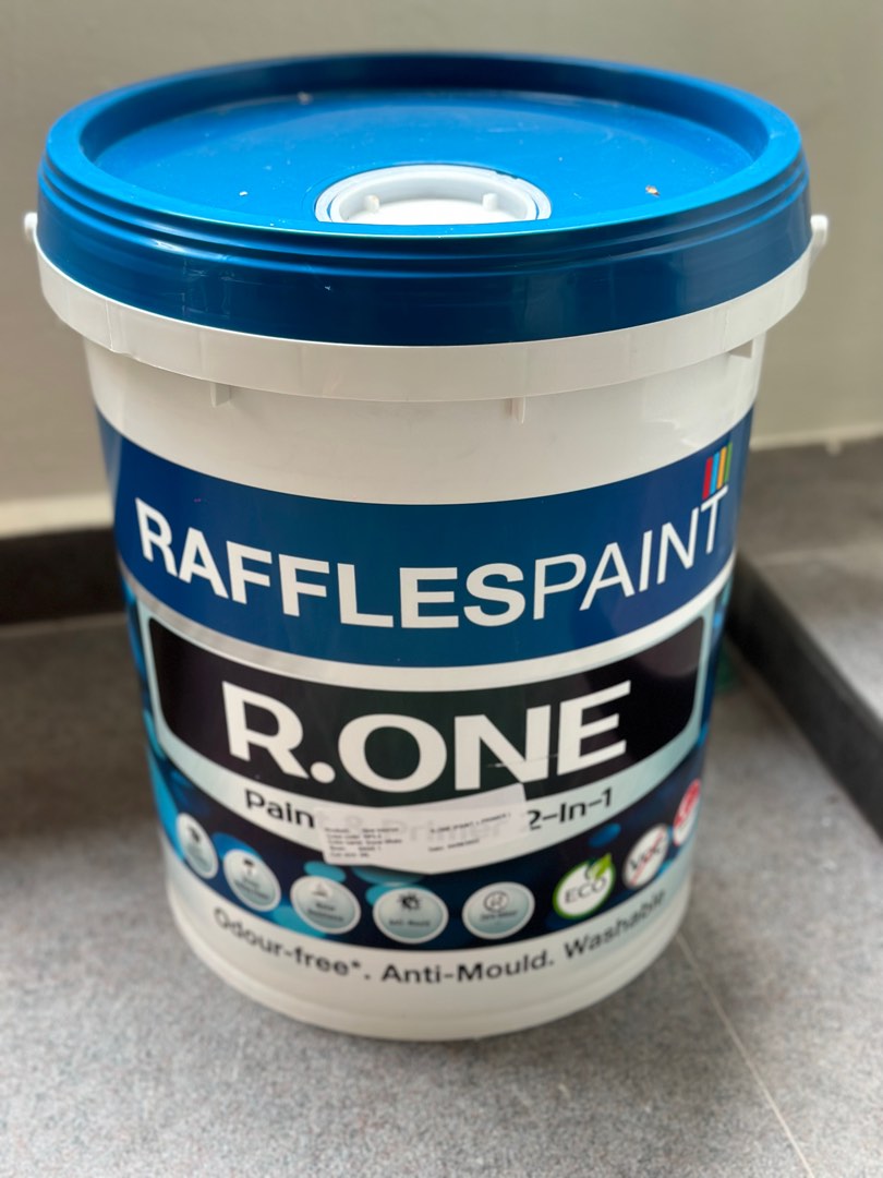 Raffles Paint R.ONE Paint & Primer 2in1 (20L), Furniture & Home