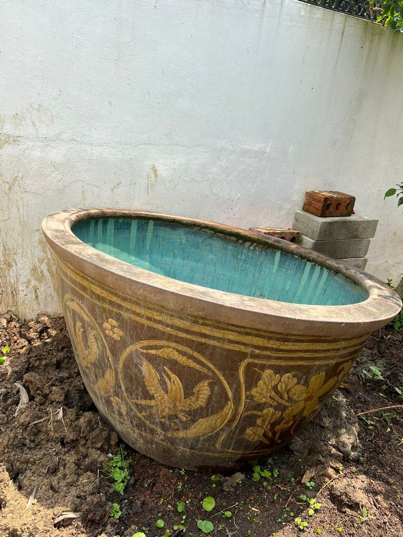 Rare Large Ceramic Pot, Furniture & Home Living, Gardening, Pots