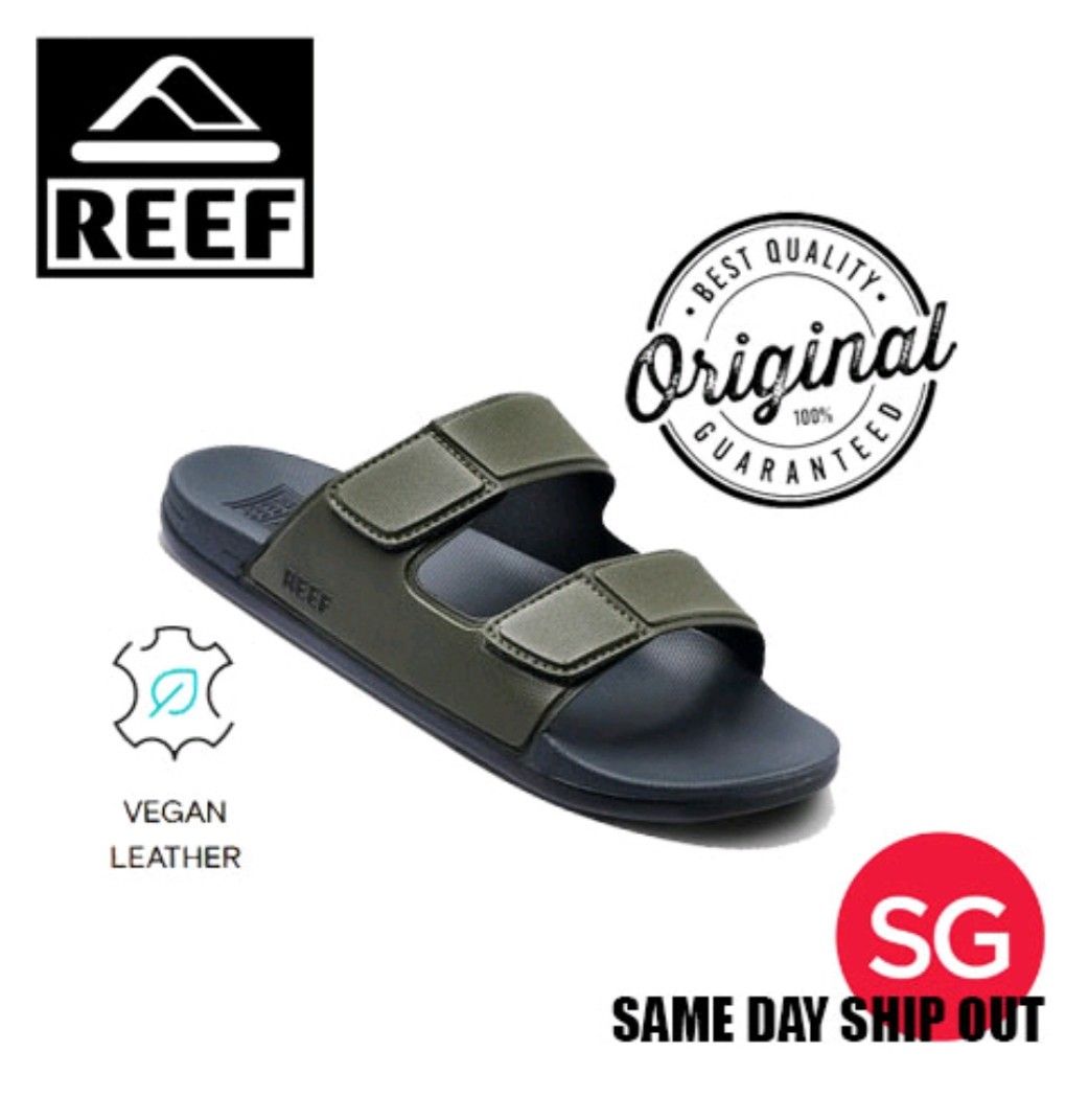 Reef cushion trade wind men s footwear grey olive size available us 7 us 11 same day delivery