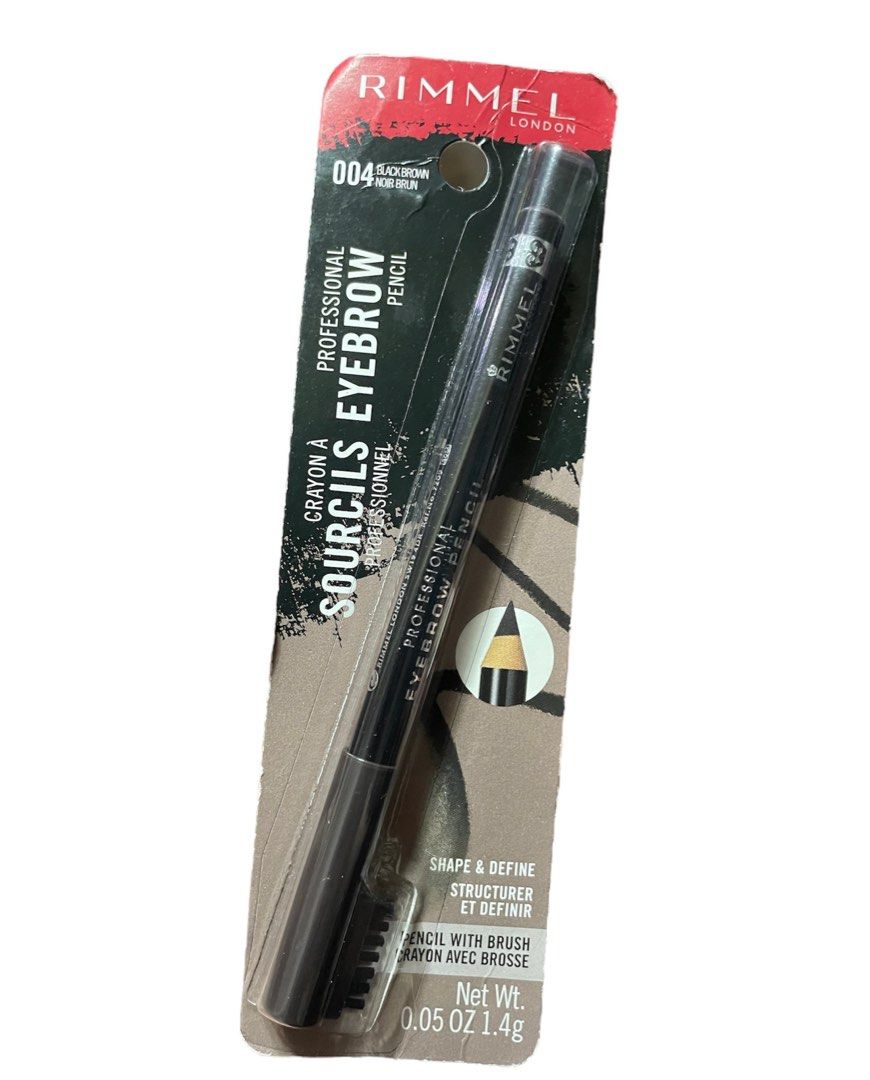 Rimmel Eyebrow Pencil | Black Brown (Category: Makeup) located in Makati City. Submitted by yoursthriftly (Listing ID 1226266722, Image 1). Description: .