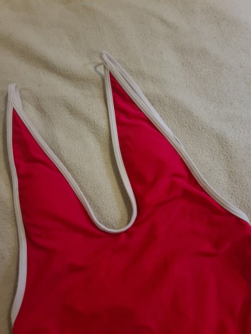 Sexy Baywatch One piece (Category: Bikinis & Swimsuits) located in Quezon City. Submitted by cheapbrandy (Listing ID 1226147522, Image 3). Description: used once in bali. padded, adjustable straps, super cheeky and high leg deep v neck and side boob design very nice color as well!.