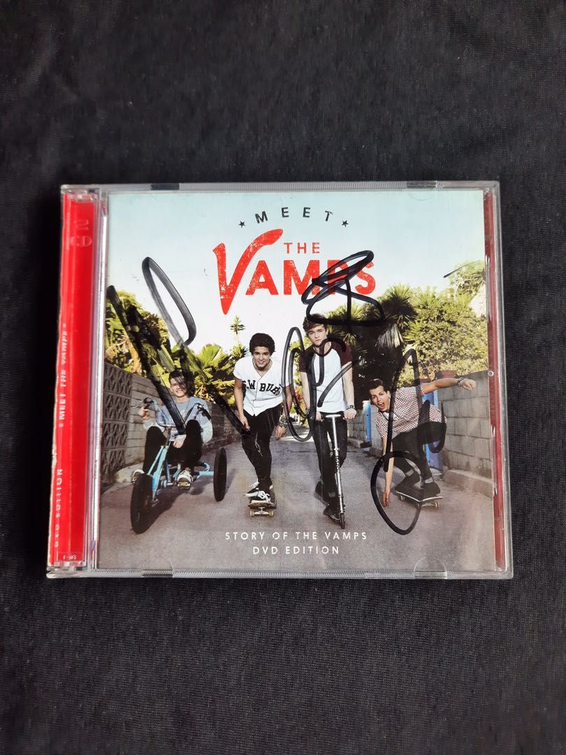 Signed The Vamps DVD Meet The Vamps on Carousell