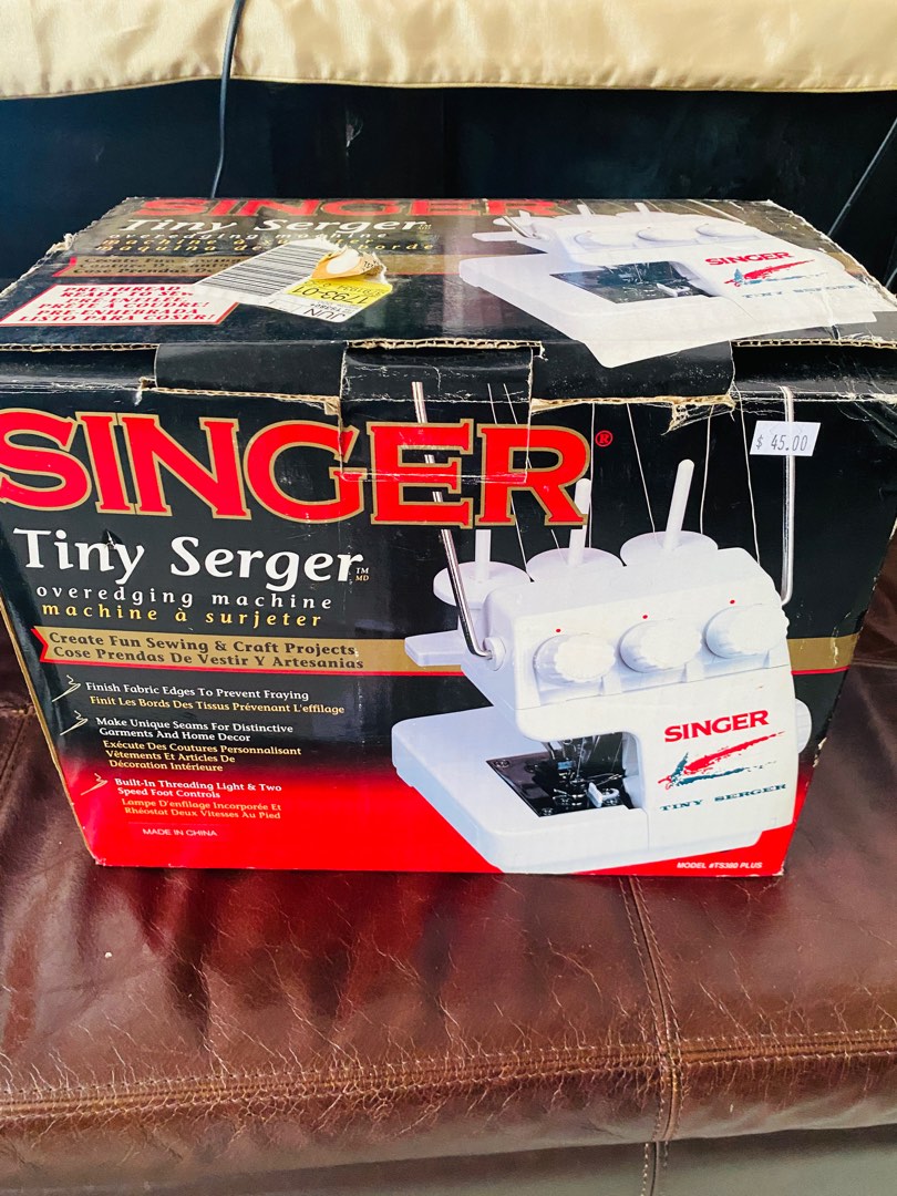 Singer Serger Overlock (Not Sewing machine, Furniture & Home Living