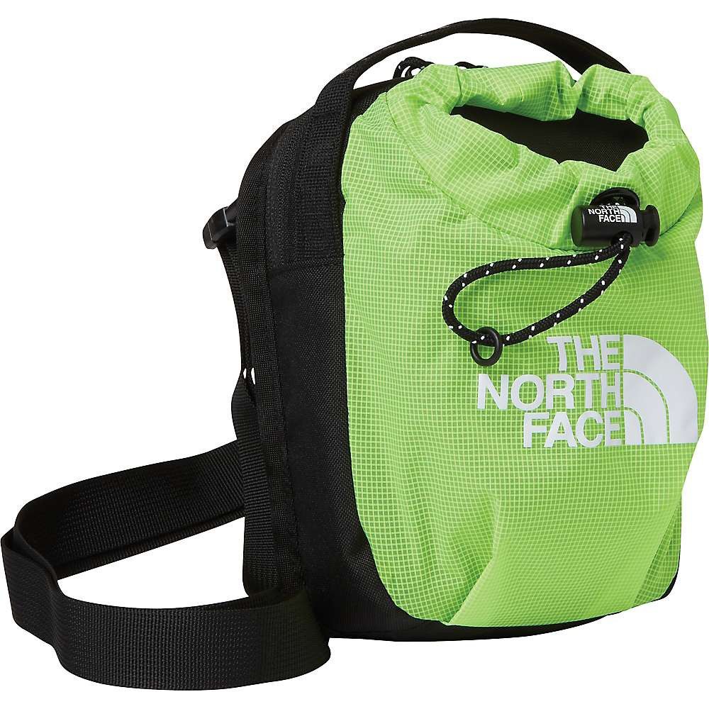Lime green north face backpack top