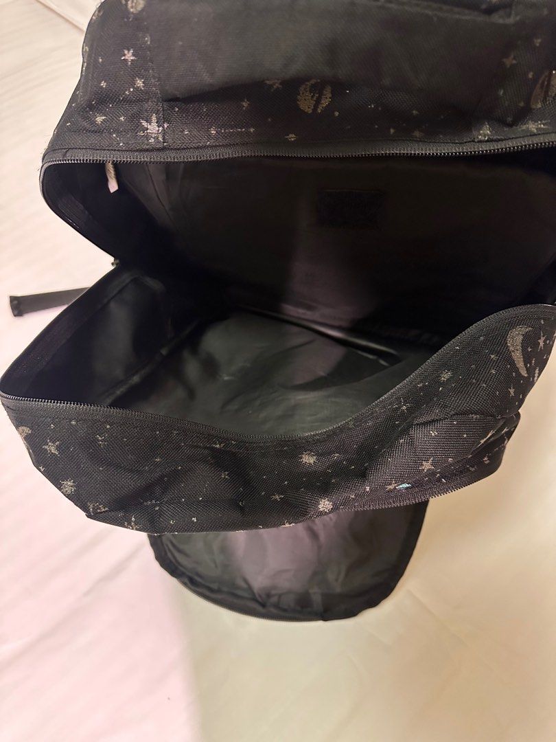 Smiggle black sparkle backpack, Women's Fashion, Bags & Wallets