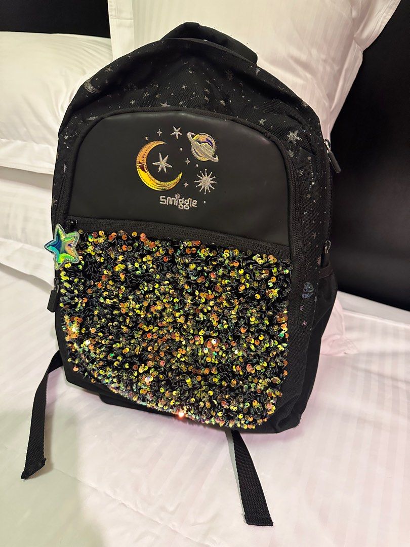 Smiggle sparkle backpack shop
