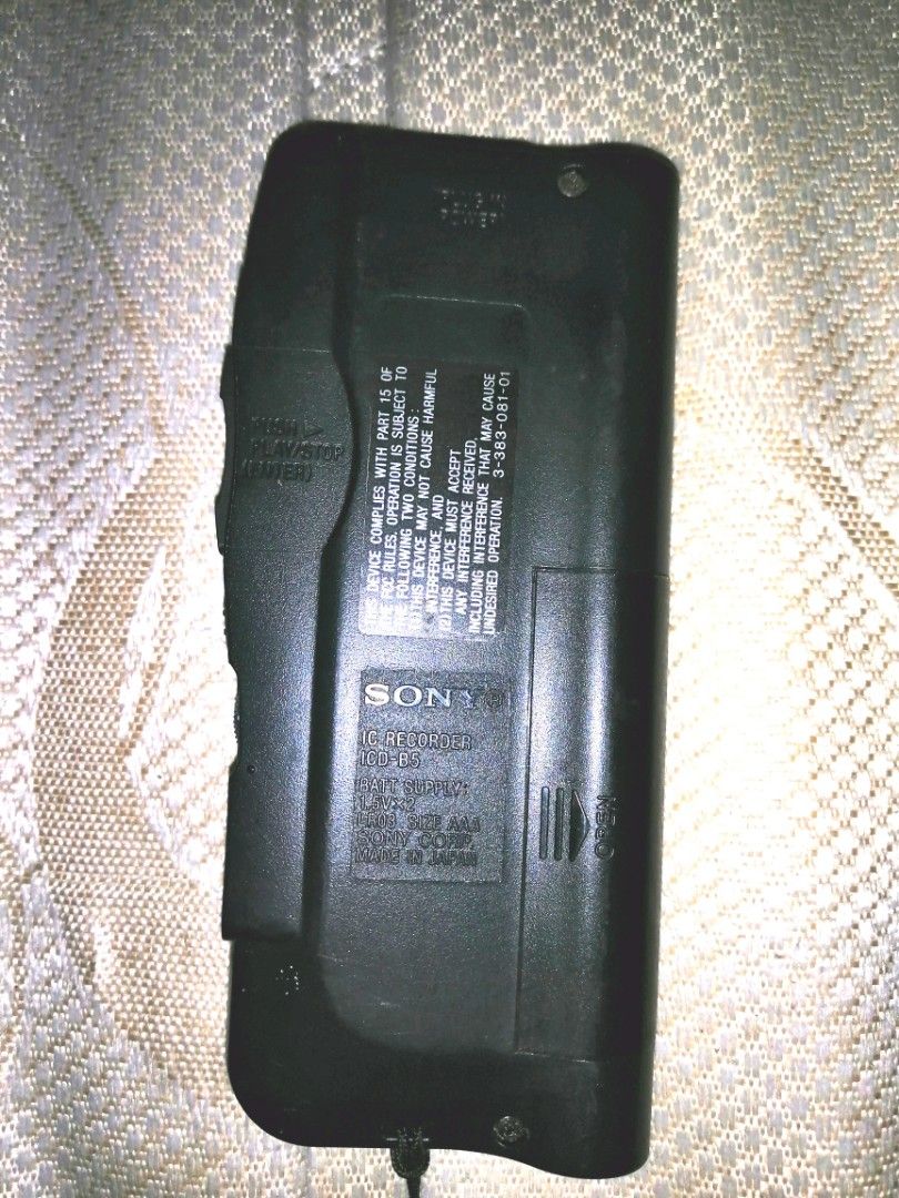 Sony Mini Recorder (ICDB5) on Carousell