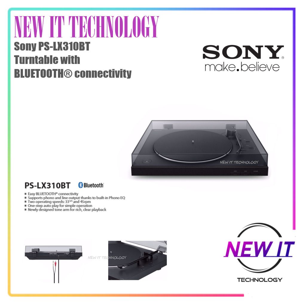 Sony PS-LX310BT Stereo Turntable with Bluetooth & USB