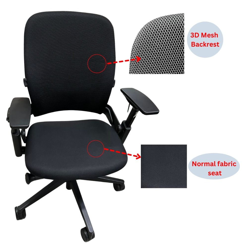 Leap chair with hotsell 3d knit back review