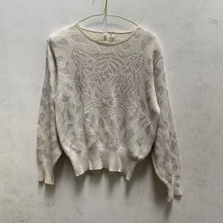 Sweater knitwear Ala Kenzo Macan Putih
