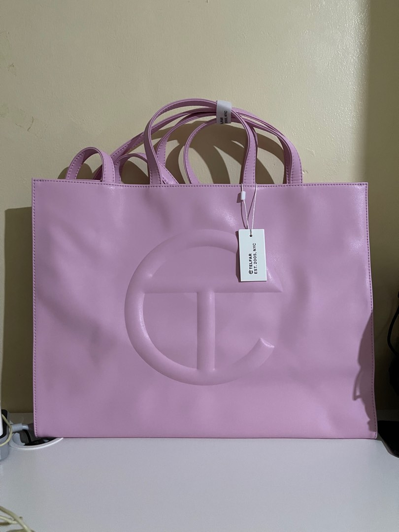 Telfar Bubblegum Shopping Bag on Carousell