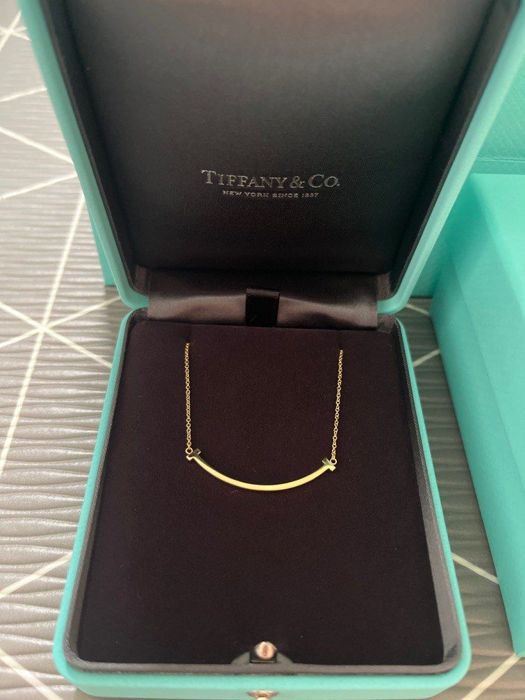 Tiffany smile new arrivals necklace small