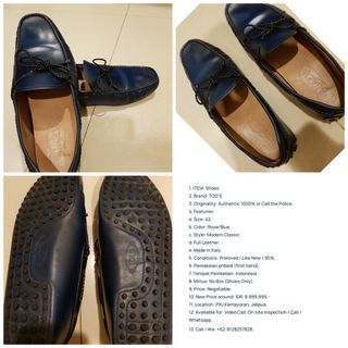 TODS Men Shoes Likes New 1000% Authentic NEGOTIABLE...