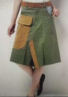 Tsumori chisato拚布款半截裙