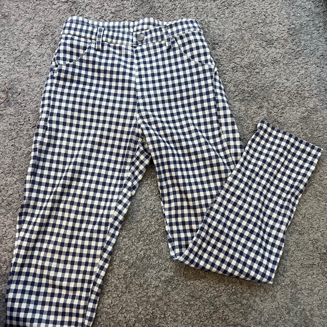 Uniqlo gingham pants, Women's Fashion, Bottoms, Other Bottoms on Carousell