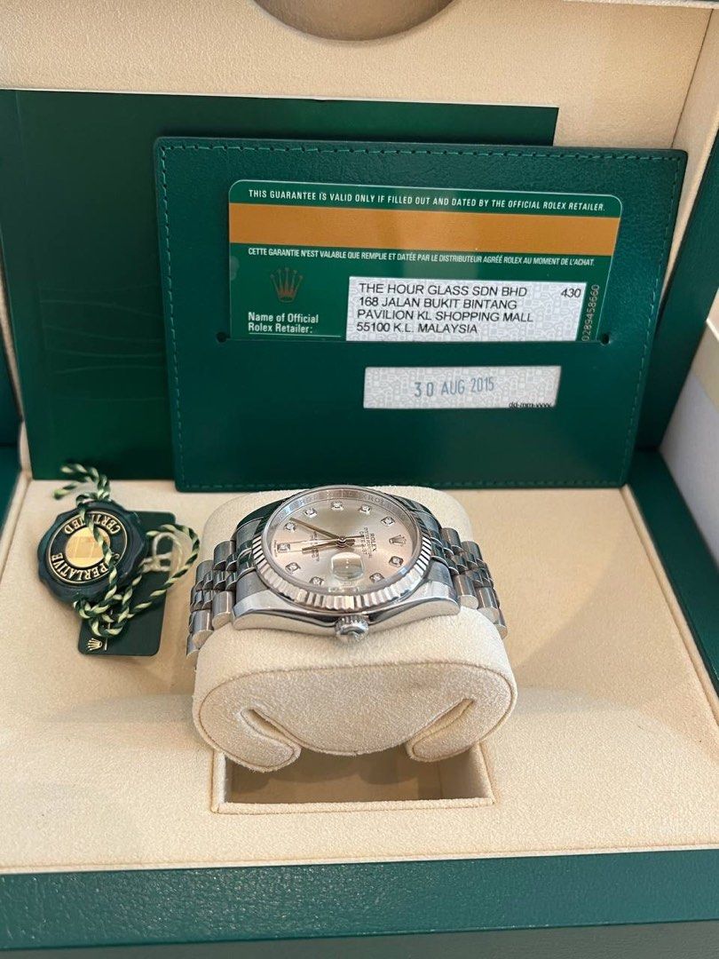 USED Rolex Datejust 36 116234g silver Luxury Watches on Carousell