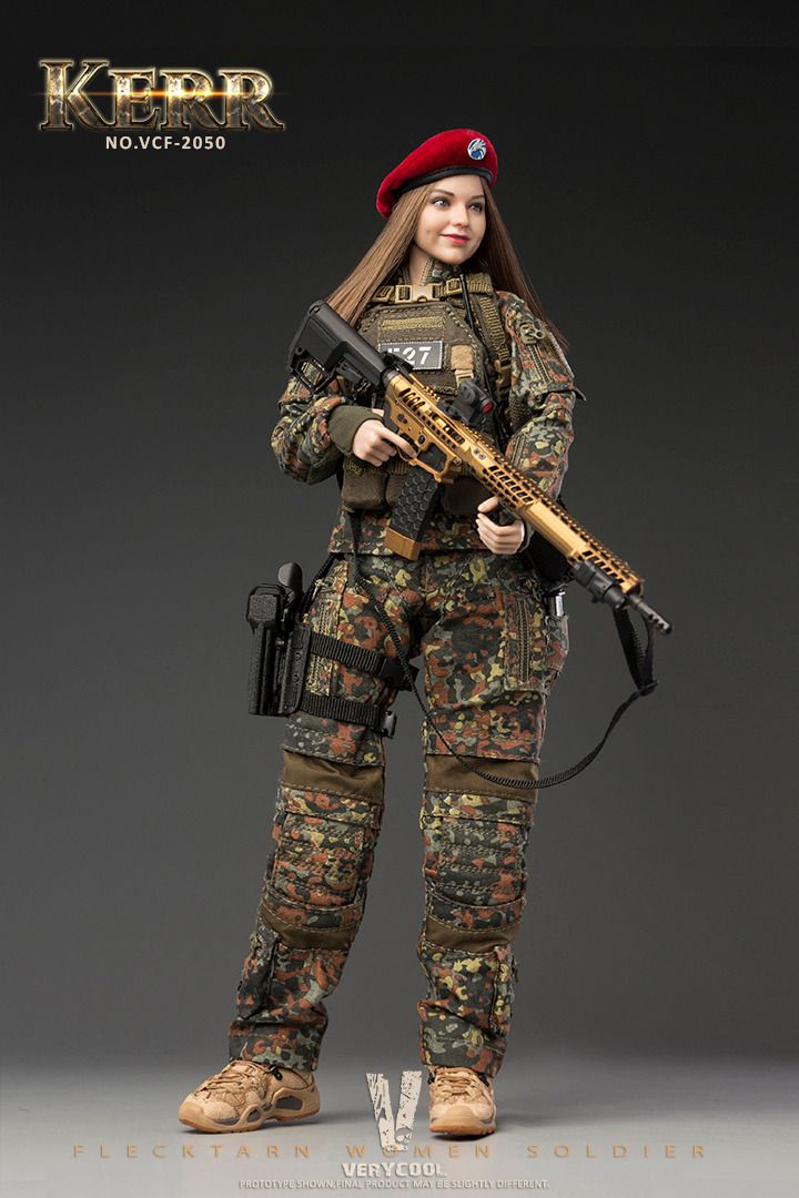 Tactical Female Shooter (Black) 1/6 Scale Accessory Set