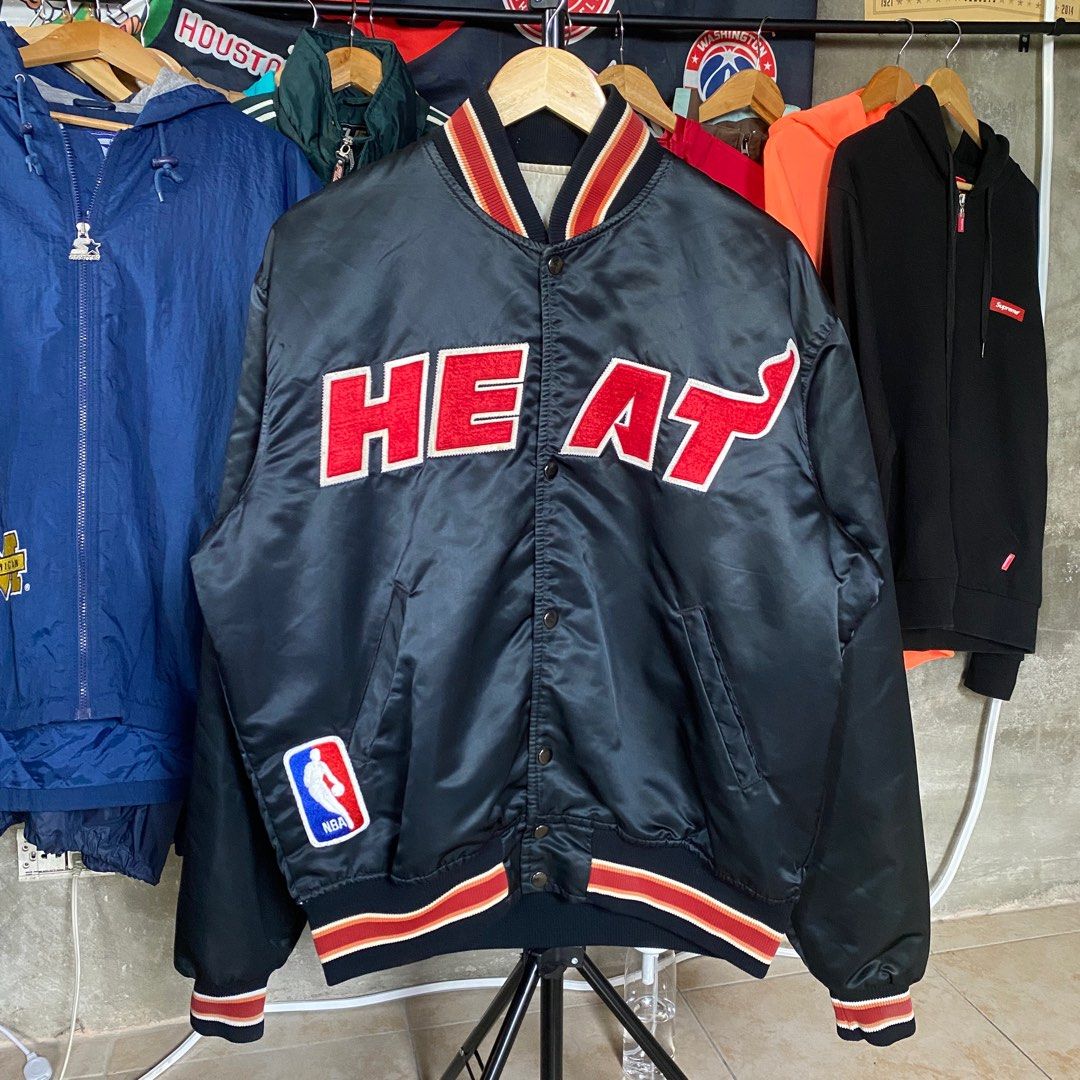 Vintage Starter Miami Heat Anorak Jacket